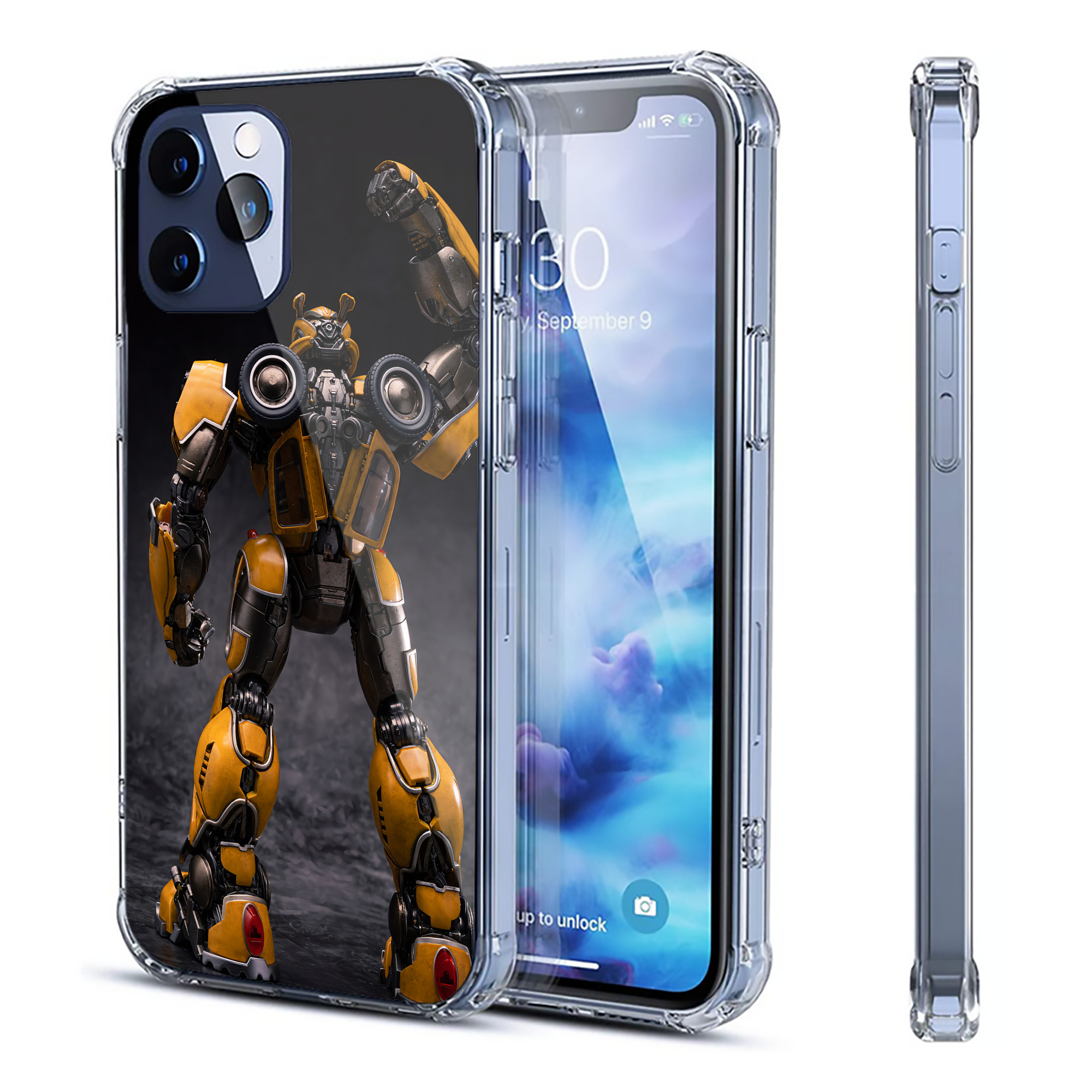 （画像用） Transformers トランスフォーマー 【iPhone 12シリーズ対応】透明スマホケース（クリアソフトケース）